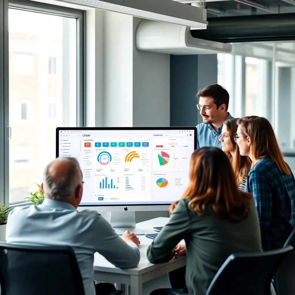 Digitale klantenservice tools op een laptop en tablet