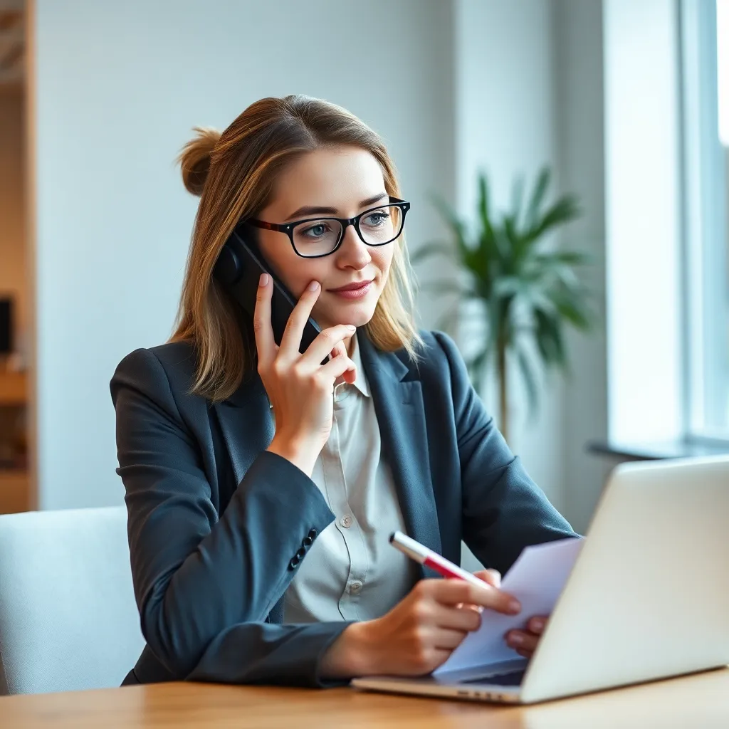 Klantenservice medewerker verwerkt feedback tijdens telefoongesprek